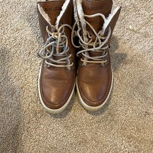 Cute brown boots!  Too small sadly.  Maybe wore once.